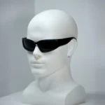 Y2k cyberpunk vintage sunglasses - Black mate